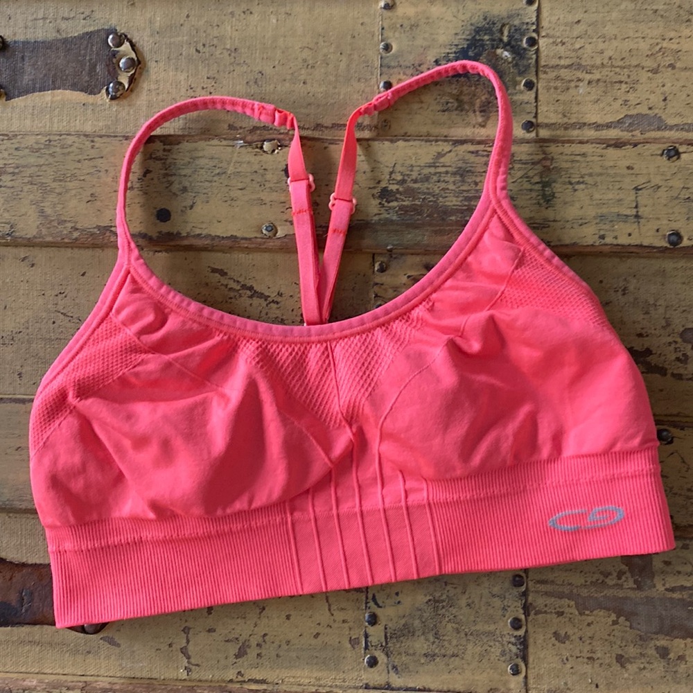NEON ORANGE C9 BY CHAMPION DPORTS BRA CROP TOP XS